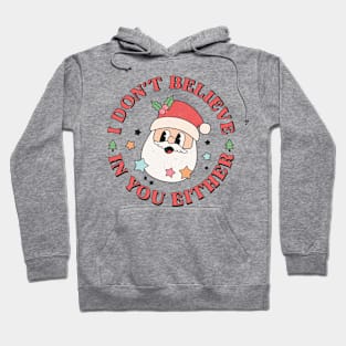 Retro Christmas Funny Santa Hoodie